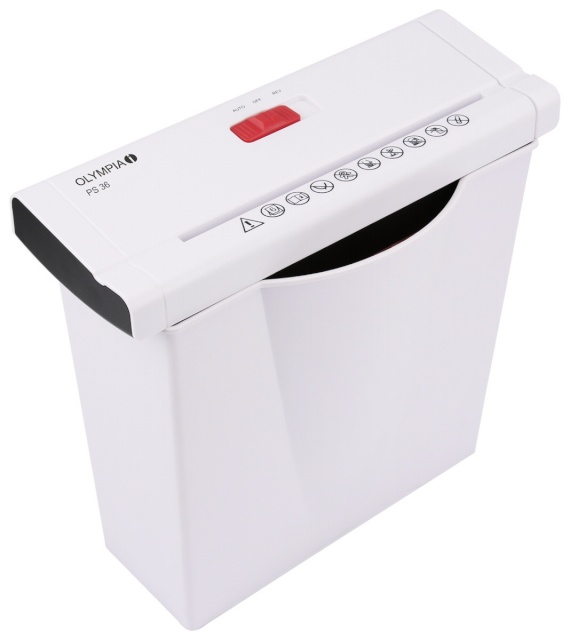Olympia paberipurustaja PS 36 Paper shredder valge