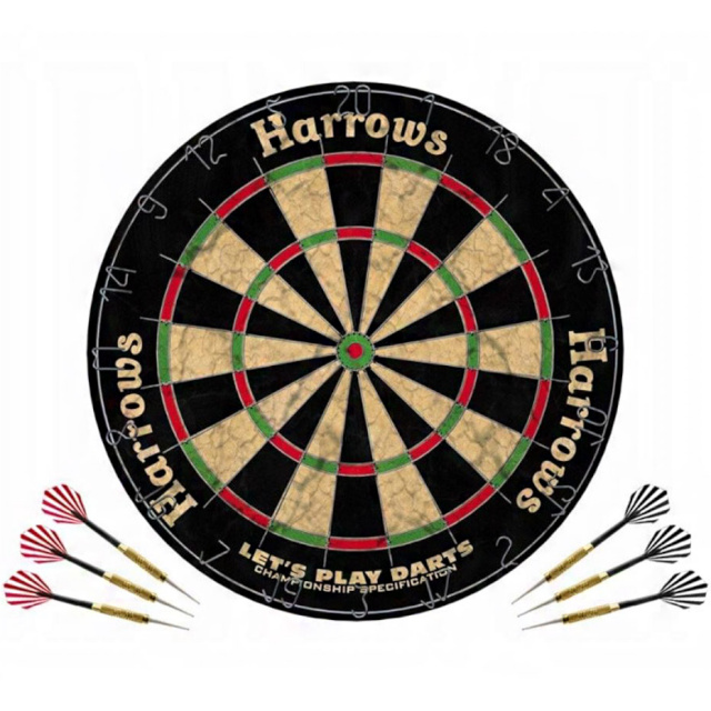 Harrows noolemäng Lets Play Darts! Game Set