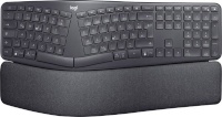 Logitech klaviatuur Ergo K860 Wireless keyboard Bluetooth, Black Ergonomic, Gel wrist support matt