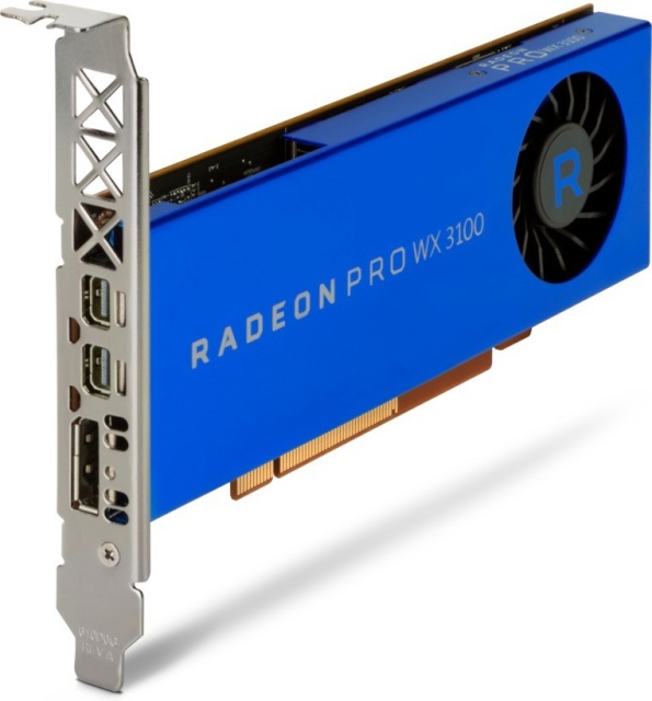 HP videokaart AMD Radeon Pro WX 3100 4GB GDDR5, 2TF08AA
