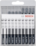 Bosch tikksae terade komplekt Jigsaw Blade Kit Basic for Wood, 10-osaline