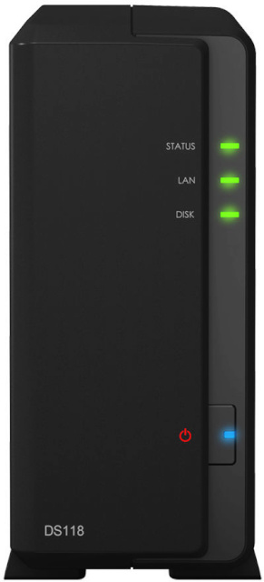 Synology kettaboks DiskStation DS118 1-bay Nas