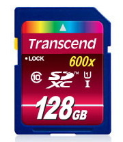Transcend mälukaart SDXC Ultimate 128GB Class 10 UHS-I 600x