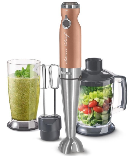 Sencor saumikser SHB5606GDEUE3 4in1 Hand Blender, kuldne