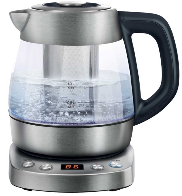 Sencor veekeetja SWK1080SS Electric Kettle with Tea Strainer, hõbedane