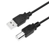 Logilink USB cable USB 2.0 A to B 2x male CU0009B 5 m, USB-A male, USB-B male