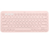 Logitech klaviatuur K380 Bluetooth Multi-Device Keyboard Rose, roosa (DE - QWERTZ)