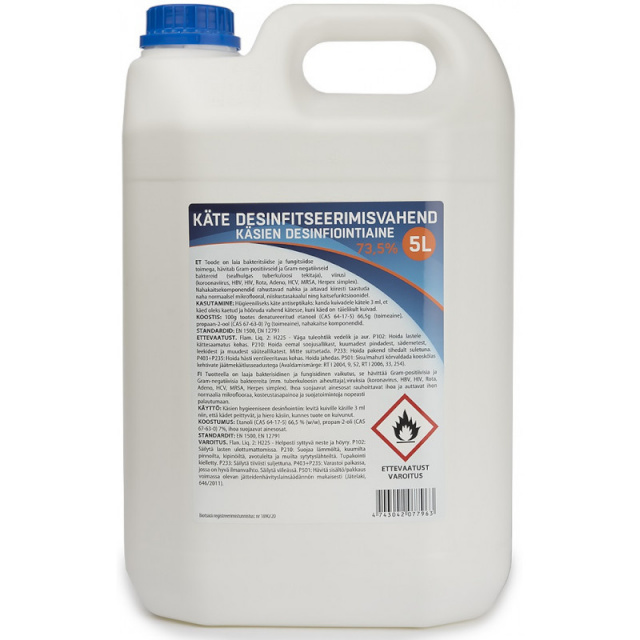 AP käte desinfitseerimisvahend geel 5L