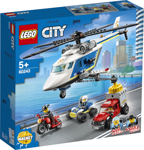 Lego klotsid City 60243 Police Helicopter Chase 