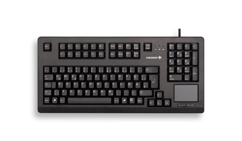 Cherry klaviatuur G80-11900 Touchpad Keyboard Black, must