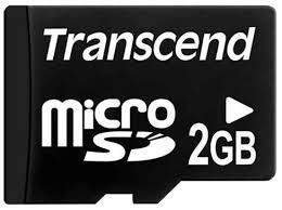 Transcend mälukaart microSD 2GB