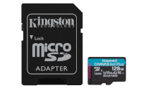 Kingston mälukaart microSDXC 128GB UHS-I Class 10 + adapter