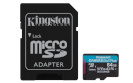 Kingston mälukaart microSDXC 64GB UHS-I Class 10 + adapter