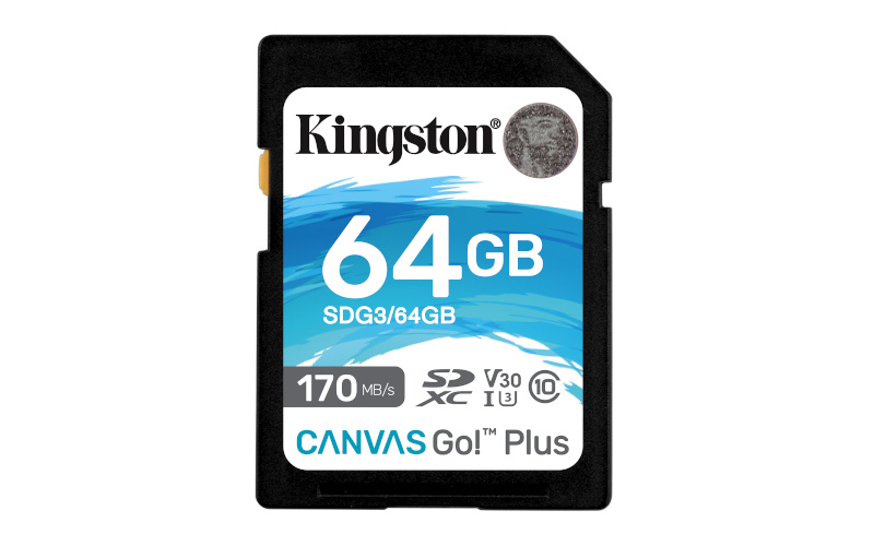 Kingston mälukaart 64GB UHS-I SD Class 10 U3 V30