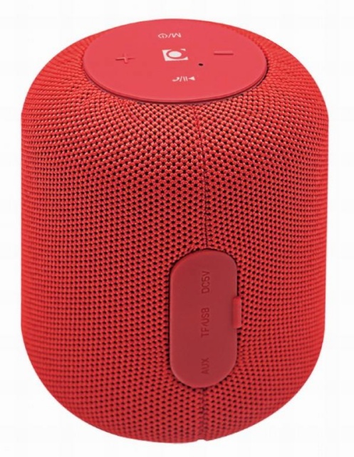 Gembird kõlar SPK-BT-15-R Portable Bluetooth Speaker, punane
