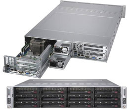 SUPERMICRO server 2u 2node 2xeon C621 6x3.5hs