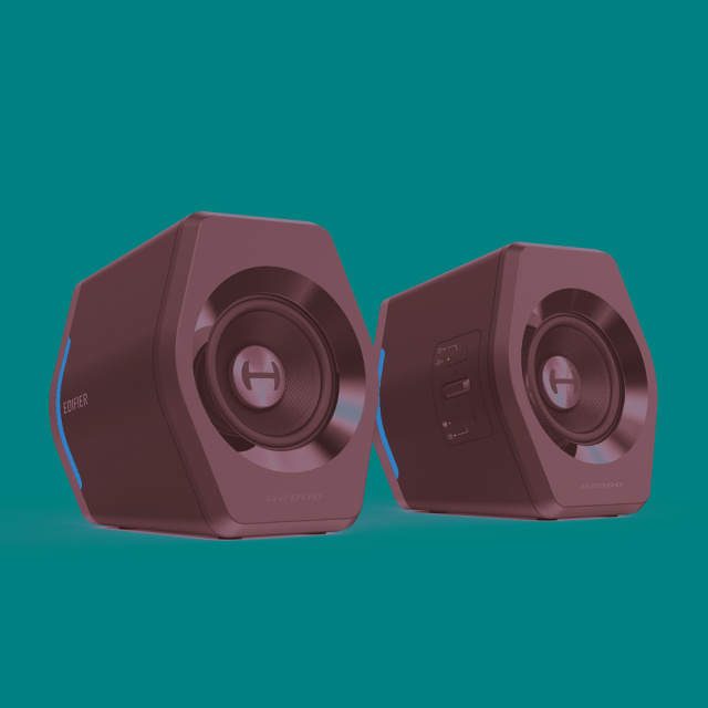 Edifier kõlarid G2000 2.0 Bluetooth Gaming RGB, must