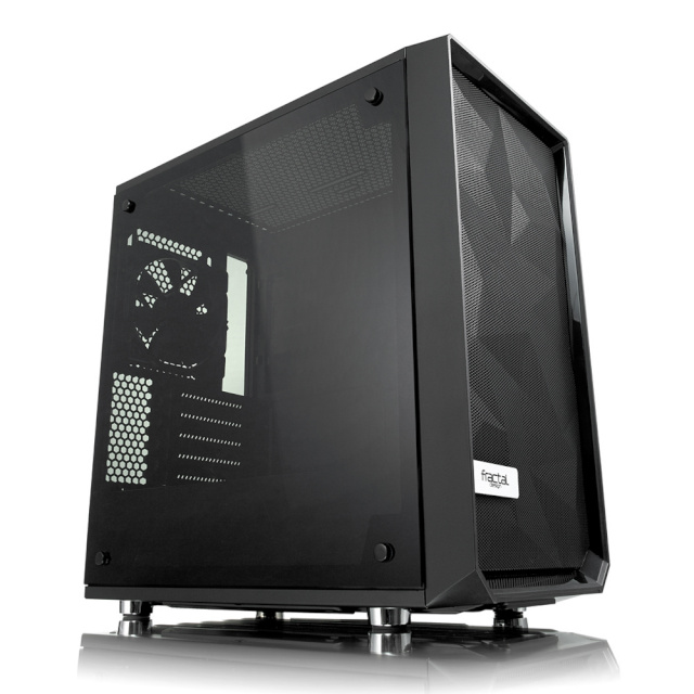 Fractal Design korpus Meshify C Mini – Dark TG Side window, must, Micro ATX, Power supply included No