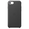 Apple kaitsekest New iPhone SE Leather Case - Black, must