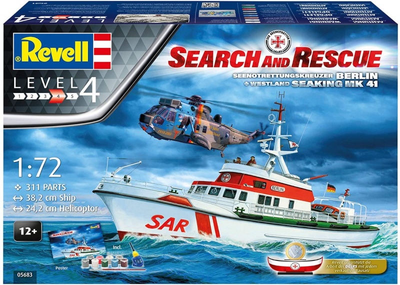 Revell liimitav mudel Gift Set 1/72 SAR Berlin + Westla