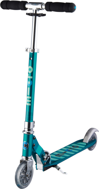 Micro tõukeratas Sprite Petrol Stripe, roheline/sinine