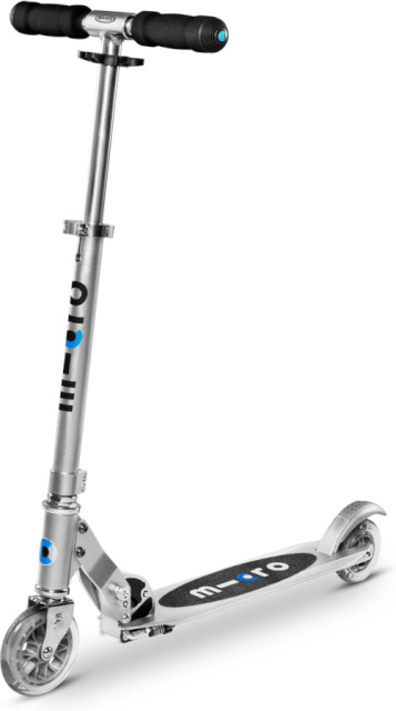 Micro tõukeratas Sprite Silver, hõbedane