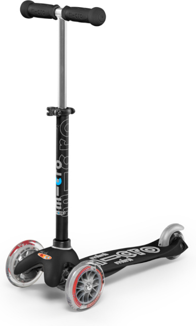 Micro tõukeratas Mini Micro Deluxe, must/hall