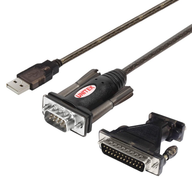 Unitek UNITEK adapter KONW. USB 1XRS-232 DB9F/DB25M