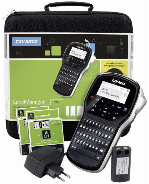 DYMO LabelManager 280 Kit Label printer Thermal transfer Wired