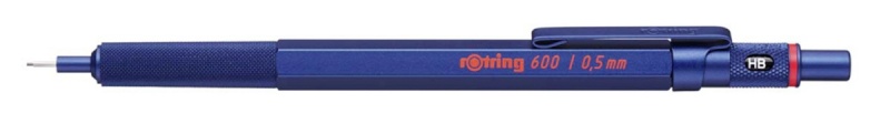 Rotring mehaaniline pliiats 600 Mechanical Pencil metallic sinine 0,5 mm