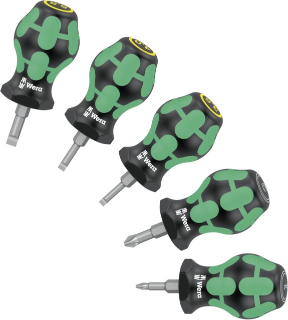 WERA kruvikeerajate kmpl Stubby Set 2 screwdriver set