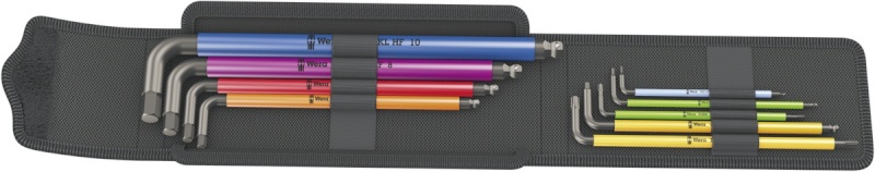 WERA Bicycle Set 4 L Keys set w. lightweight pouch