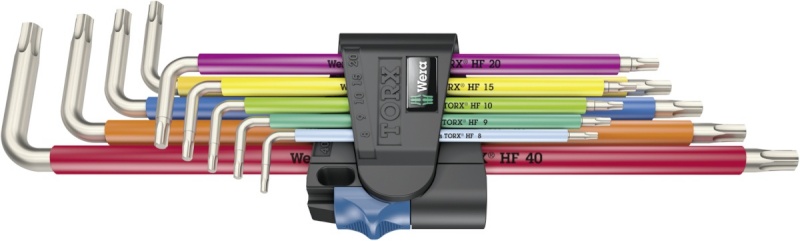 WERA 3967/9 TX SXL Multicol. HF Stainless 1 L-key set