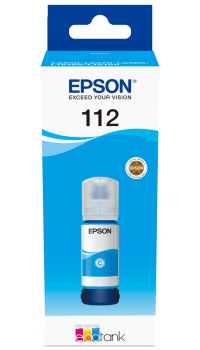 Epson EcoTank 112 Pigment Cyan ink bottle