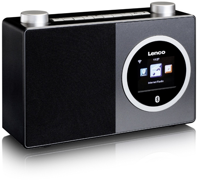 Lenco internetiraadio DIR-70BK, must