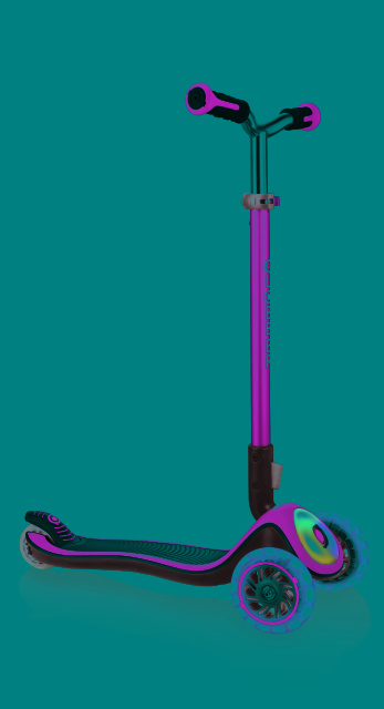 Globber tõukeratas LED-tuledega 444-800 Elite Prime Light Wheels Flash, tumesinine