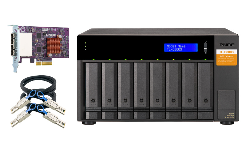 QNAP NAS-Erweiterungsgehäuse TLD-800S 8-Bay