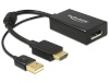 Delock adapter HDMI to DisplayPort 1.2 USB powered
