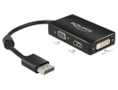 Delock adapter DisplayPort 1.1 to VGA / HDMI / DVI