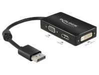 Delock adapter DisplayPort 1.1 to VGA / HDMI / DVI