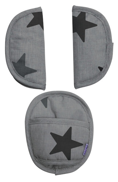 Dooky universaalne pehmendus Grey Stars 126922