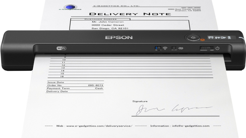Epson skänner Wireless Mobile Scanner WorkForce ES-60W Colour, Document