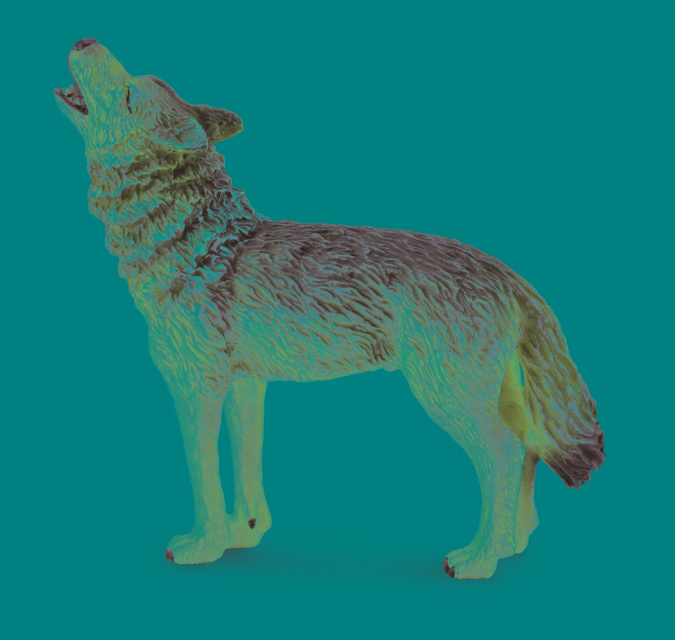 Collecta mängufiguur ulguv puidust hunt, 88844