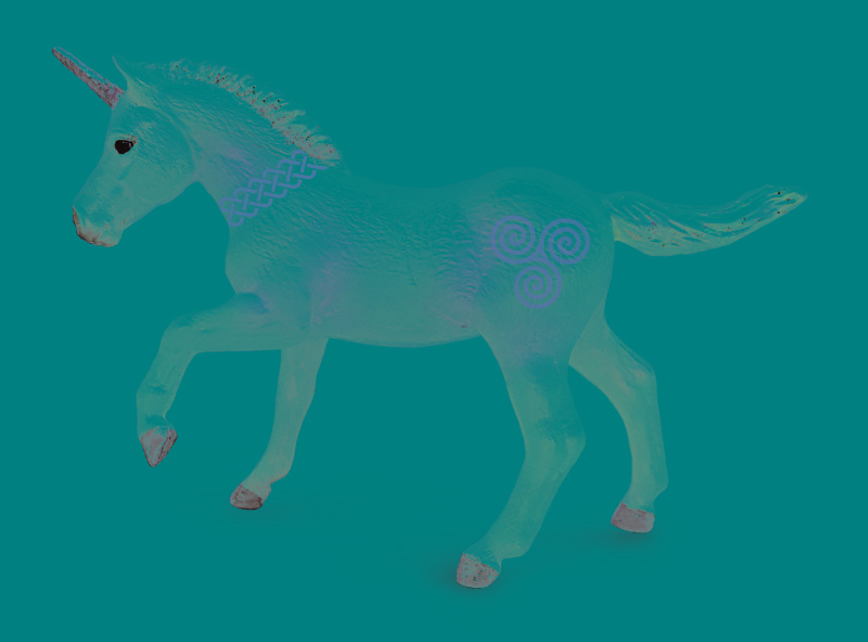 Collecta mängufiguur üksasarviku varss, sinine, 88854