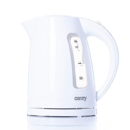 Camry veekeetja CR 1256 Plastic Kettle 1,7L, valge