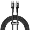 Baseus kaabel Halo Data Cable Type-C PD2.0 60W (USB-C -> USB-C) 2.0m, must