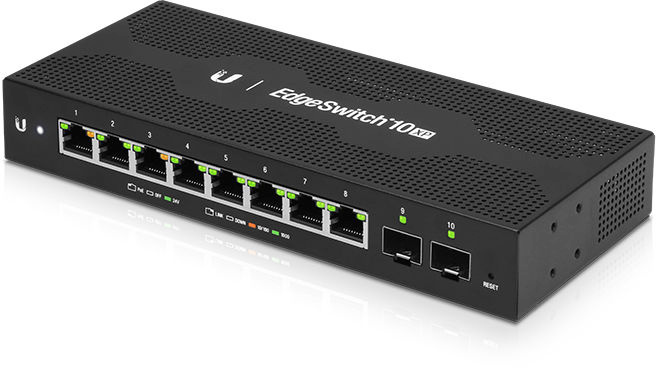 Ubiquiti switch EdgeSwitch ES-10XP Managed 10-Port Gigabit Switch with PoE