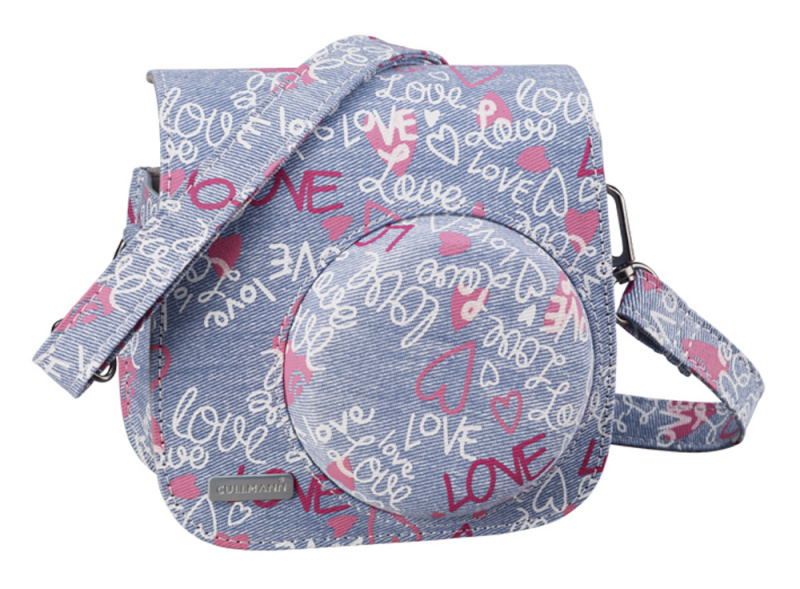 Cullmann kaamerakott RIO Fit 100 Love Instax Mini 8/9, hall/roosa