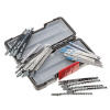 Bosch 40-osaline tikksae terade komplekt Jigsaw Blade Kit koos kohvriga puidu- ja metallitöödeks (2607010904)