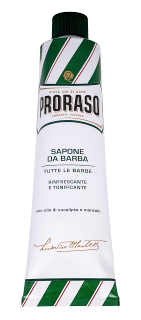 PRORASO raseerimisseep Green Shaving Soap In A Tube 150ml, meestele